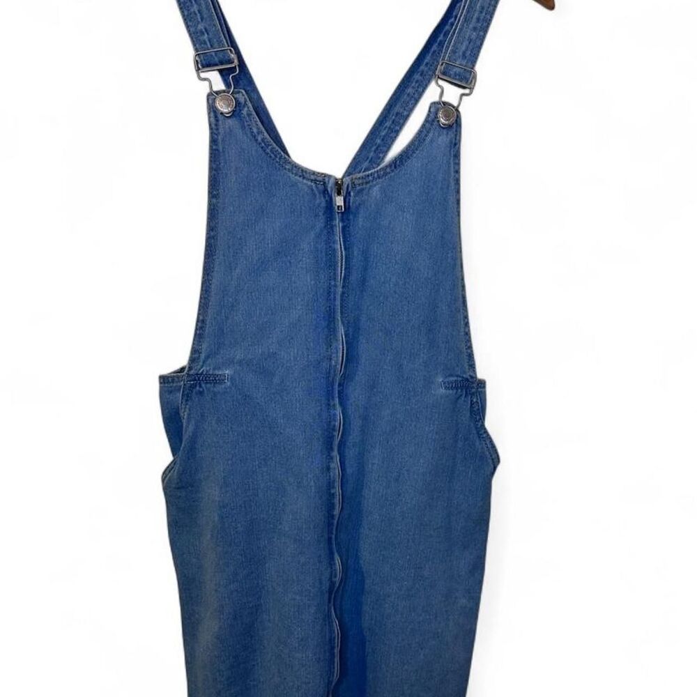 I & M Jeans Denim Distressed Overall Dress Size S